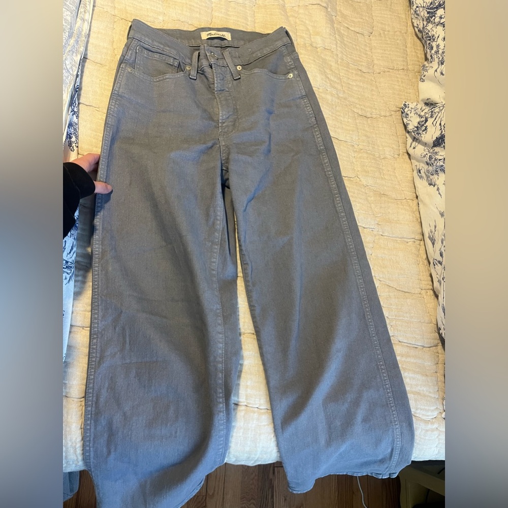 Madewell The Perfect Vintage Wide-leg Crop Jean Size 24